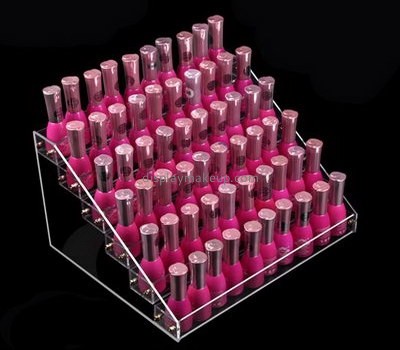 China lucite manufacturer cosmetic displays wholesale acrylic nail polish bottle holder DMD-166