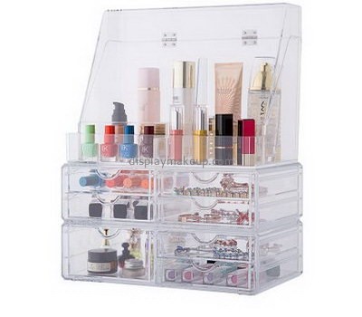 Custom acrylic makeup storage case beauty organizer acrylic drawer organizer DMO-155