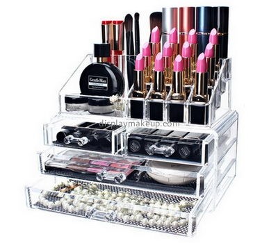 Custom acrylic makeup organizer storage makeup organizer case makeup drawers DMO-157