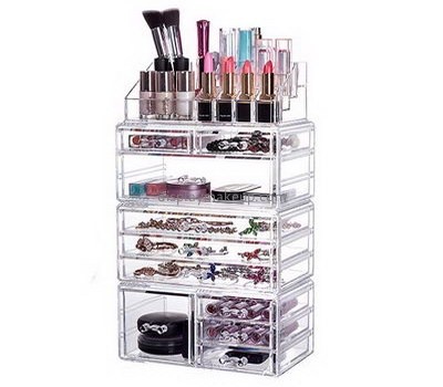 Custom makeup storage organizer large makeup organizer acrylic cosmetic organizer with drawers DMO-163
