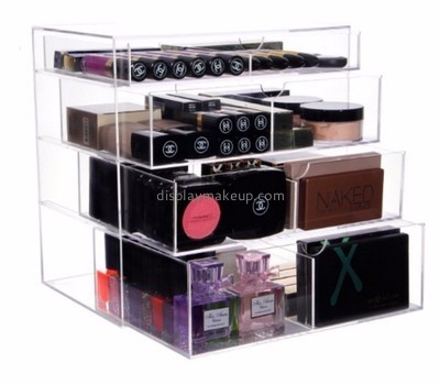 Custom acrylic drawer makeup organizer perspex makeup drawers clear acrylic makeup organizer with drawers DMO-238