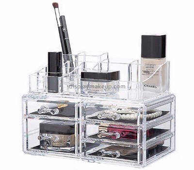 Custom cosmetic organizer drawers make up drawer organiser acrylic makeup box with drawers DMO-244