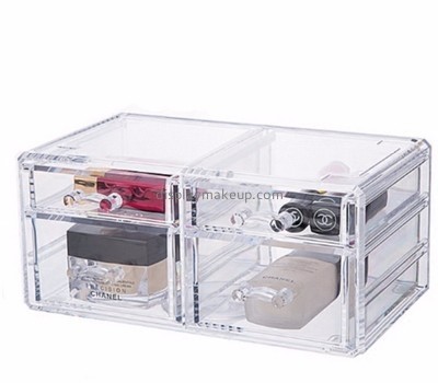 Custom clear makeup organizer drawers cosmetic drawers clear cosmetic organizer with drawers DMO-254
