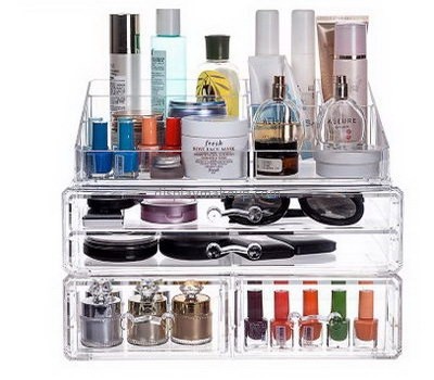 Custom acrylic desk organizers cosmetic makeup organizer storage for cosmetics DMO-256