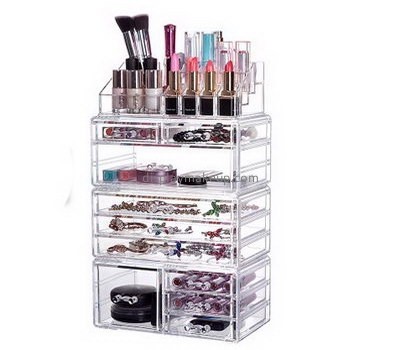 Customized acrylic makeup drawers perspex makeup drawers cosmetic organizer with drawers DMO-283