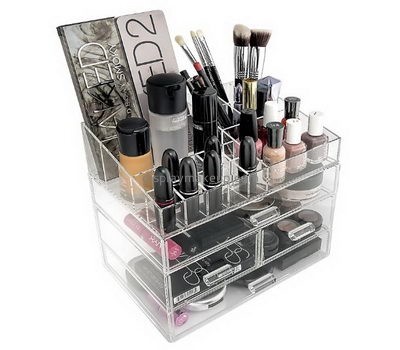 Custom acrylic cosmetic storage case makeup brush lipstick organiser DMO-370