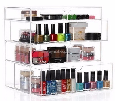 Display manufacturers custom clear acrylic cosmetic drawers makeup organizers DMO-472