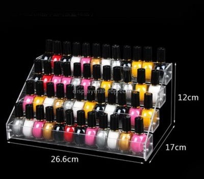 Makeup display stand suppliers customized acrylic nail polish holder organizer DMD-391