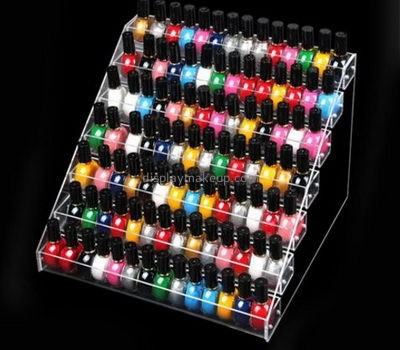 Acrylic plastic supplier customized acrylic nail polish organizer rack holder DMD-580
