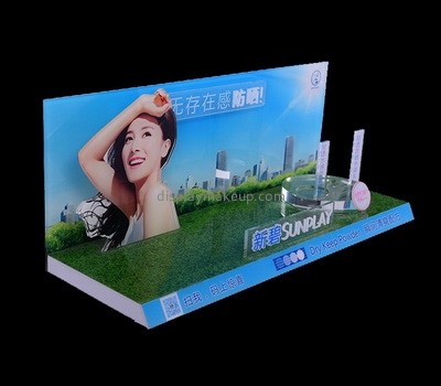 Acrylic display manufacturer customize cosmetic skincare display stands for store retail makeup shop DMD-2825