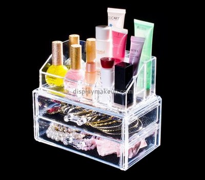 Acrylic display manufacturers customize acrylic cosmetic drawer organizer box DMO-533