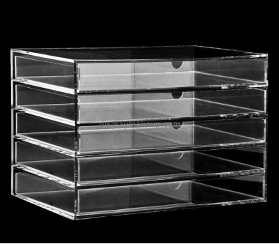 Acrylic manufacturers customize cheap acrylic storage drawers makeup holders DMO-574