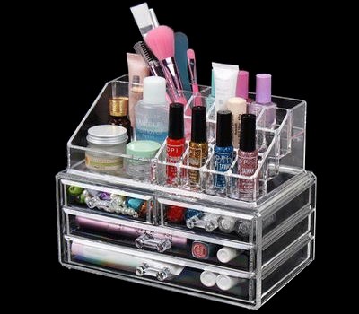 Cosmetic display stand suppliers customized clear makeup storage organizer DMO-595