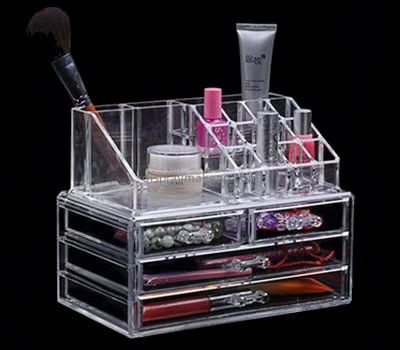 Makeup display stand suppliers customized acrylic makeup storage cheap organizer DMO-596
