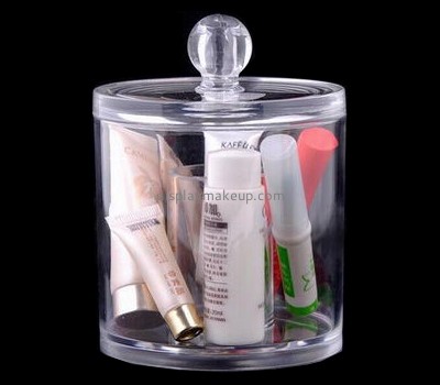 Acrylic display factory customized acrylic makeup bathroom organizer box with lid DMO-615