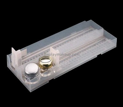 Factory direct sale acrylic shelf pusher system for cosmetic DMD-015