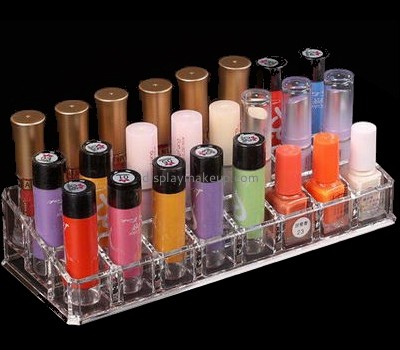 Customized acrylic lip stick display cosmetic display stand acrylic cosmetic display DMD-148