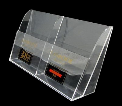 Cosmetic display stand suppliers customized acrylic face mask holder DMD-413