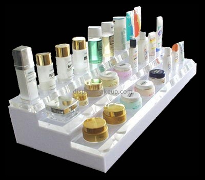 Acrylic items manufacturers customized step makeup retail display stand DMD-419