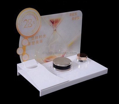 China acrylic manufacturer customized makeup retail counter display stands DMD-429