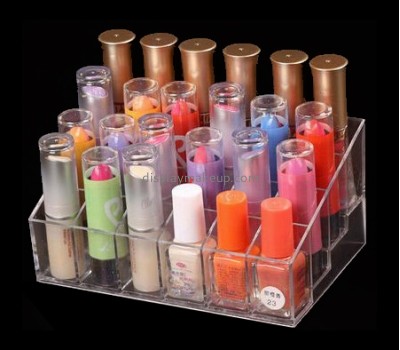 Cosmetic display stand suppliers customized tiered acrylic display lipstick holder DMD-503