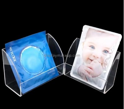 Bespoke clear acrylic mask display stand DMD-1329