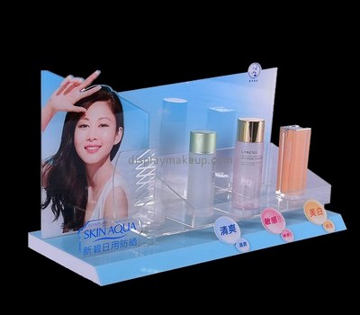Custom promotional acrylic cosmetic display stands DMD-2675