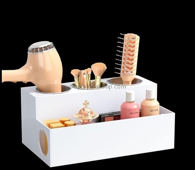 Perspex boxes supplier custom acrylic hair tool skincare beauty organizer DMO-721