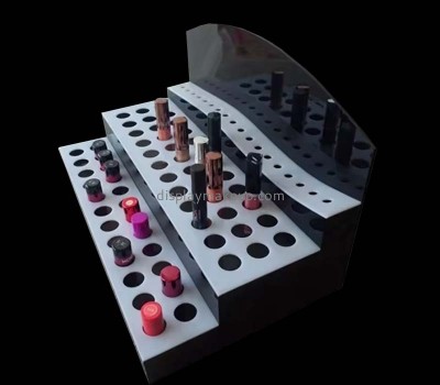 Custom acrylic countertop 2 tiers lipsticks display stands DMD-3071