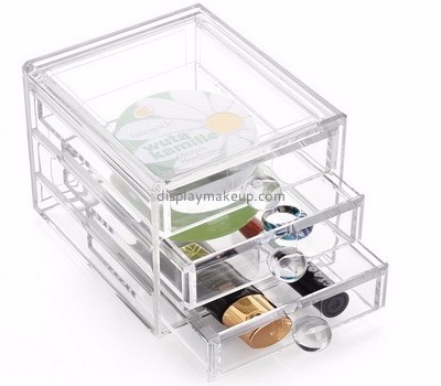 Factory hot selling acrylic make up light box with 3 drawer DMO-046