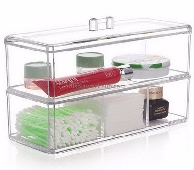 Factory hot selling acrylic makeup boxes with lid DMO-044