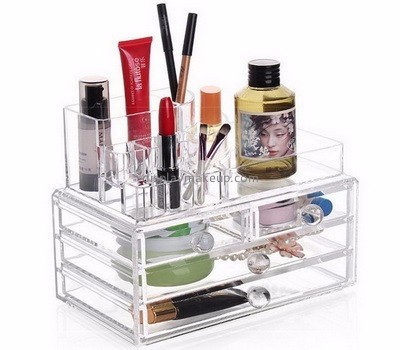 Factory wholesale acrylic makeup organizer with drawers organiser storage acrylic organizer for cosmetic DMO-135