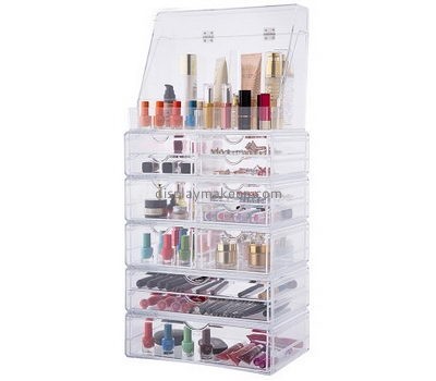 Customized acrylic drawer organizer large acrylic box make up organisers DMO-141