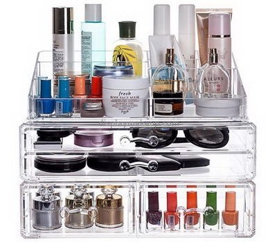 Custom acrylic makeup holder acrylic storage containers acrylic cosmetic organizer DMO-158