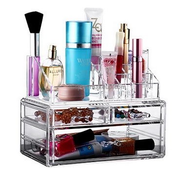 Custom design clear makeup storage drawers cosmetic drawer organizer acrylic makeup organizer with drawers DMO-167