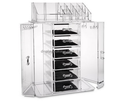 Custom cosmetic storage organizer cheap makeup organizers large makeup organizer with drawers DMO-212