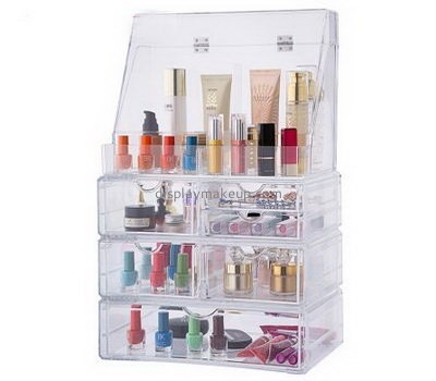Custom acrylic makeup storage case acrylic concepts makeup organizer acrylic organizer for makeup DMO-221