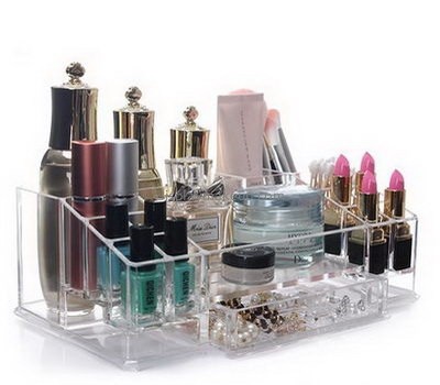 Custom acrylic drawer storage makeup table organizer make up organizer DMO-287