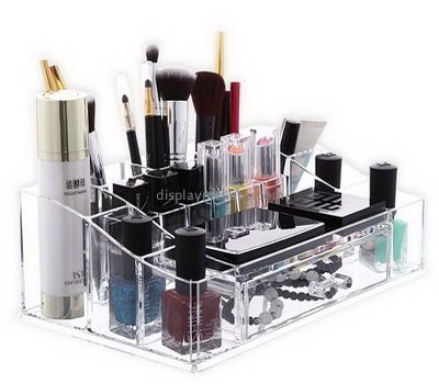 Custom tabletop clear acrylic storage drawers cosmetics makeup organisers DMO-325