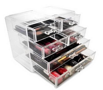 Custom clear acrylic cosmetic makeup storage drawer organizer DMO-327