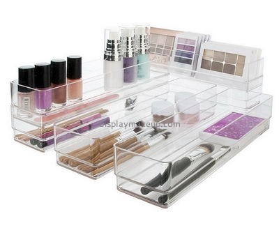 Custom acrylic storage trays makeup counter organizer holder DMO-349