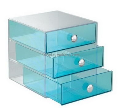Custom makeup clear acrylic vanity storage drawers organizer DMO-354