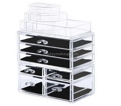 Custom plastic acrylic cosmetic makeup organizer storage drawer DMO-358