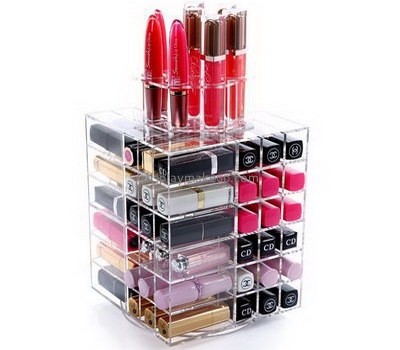 Custom acrylic large makeup spinning makeup storage organizer containers DMO-364