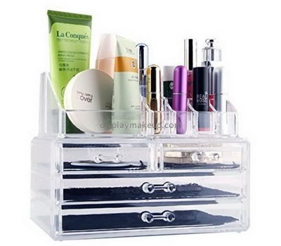 Custom clear transparent acrylic makeup drawer storage containers organizers DMO-366