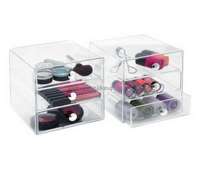 Custom clear acrylic makeup drawer caddy storage organizer DMO-373