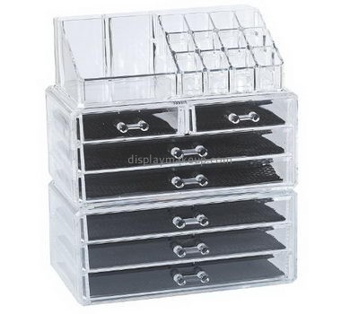 Custom stackable cheap acrylic plastic makeup drawers organizers DMO-380