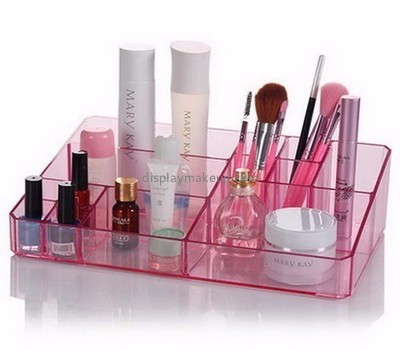 Custom pink acrylic makeup storage containers organizer DMO-407