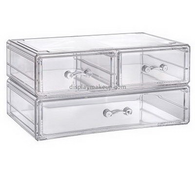 Acrylic display factory custom clear acrylic cosmetic makeup storage containers box DMO-412