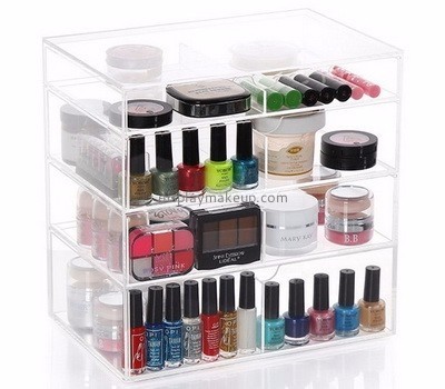 Acrylic display manufacturers custom acrylic nail polish storage makeup containers organizers DMO-411